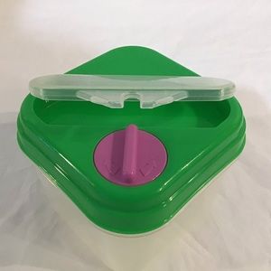 Individual Travel Salad Container, Plastic